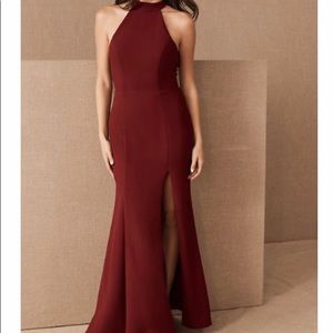 Crepe Floor length Montreal gown